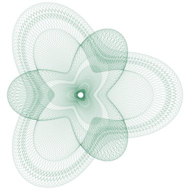 Filigran loncası. Filigran deseni, filigran banknot deseni. Banknotlar lonca hatlarını, desenleri, güvenli dalgaları ve pasaport kağıtlarını kontrol ediyor. Para birimi banknotu Guilloche, güvenlik sertifikası filigran arka planı