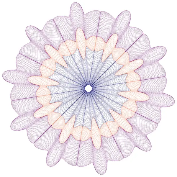 Filigran loncası. Filigran deseni, filigran banknot deseni. Banknotlar lonca hatlarını, desenleri, güvenli dalgaları ve pasaport kağıtlarını kontrol ediyor. Para birimi banknotu Guilloche, güvenlik sertifikası filigran arka planı