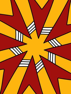 geometrik şekilli soyut arkaplan ve metin için yer