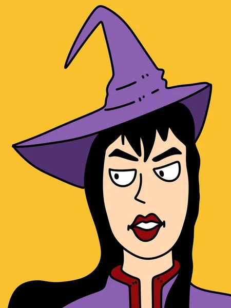 Ведьма Шляпе Хэллоуин Тема — стоковое фото