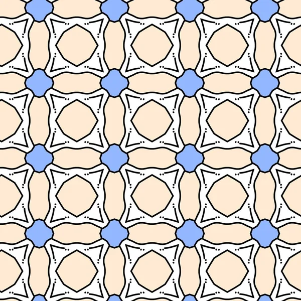 Naadloos Patroon Met Geometrische Vormen Achtergrond — Stockfoto