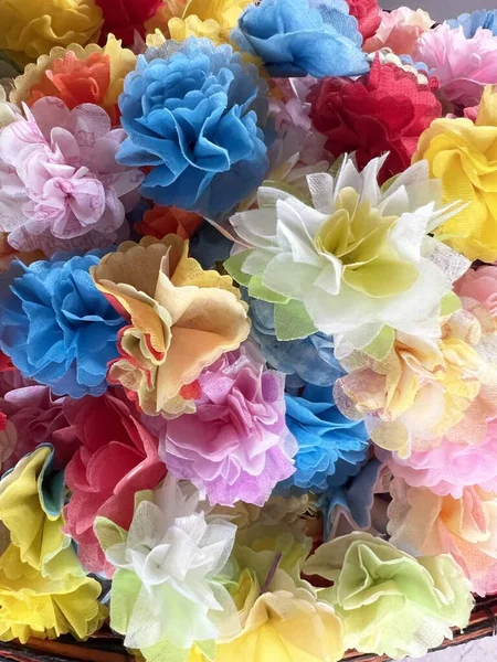 Alms Flowers Fabric Flowers — Stock Photo, Image