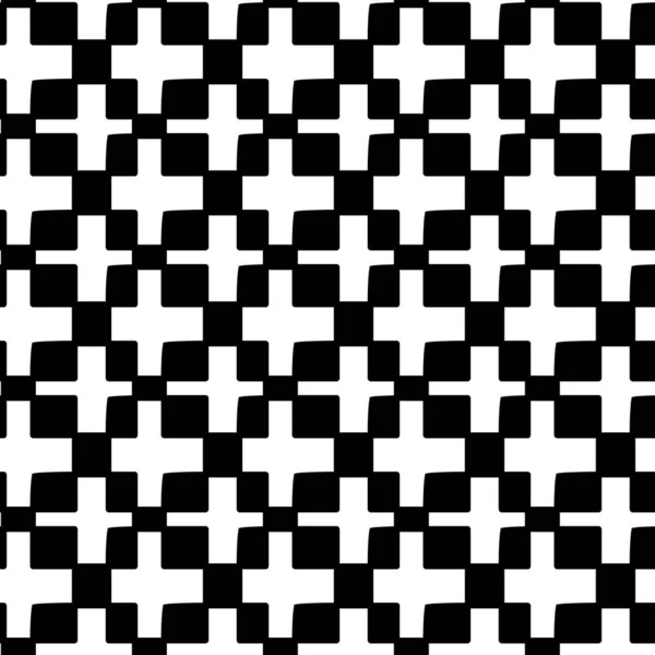 Abstract Geometrisch Zwart Wit Patroon — Stockfoto