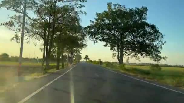 关闭泰国境内的道路 — 图库视频影像