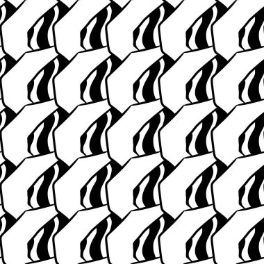 Soyut geometrik şekilli kusursuz desen