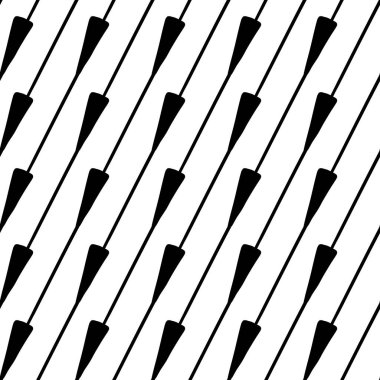 Siyah ve beyaz çizgileri olan kusursuz desen