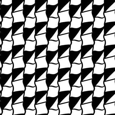 Siyah ve beyaz çizgileri olan kusursuz desen