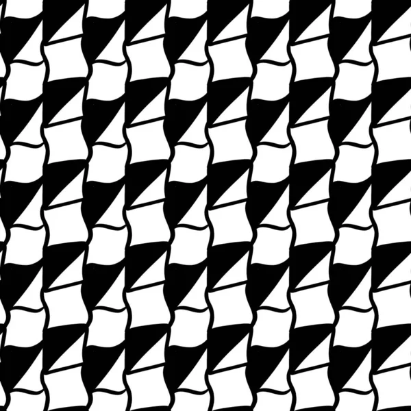 Siyah Beyaz Çizgileri Olan Kusursuz Desen — Stok fotoğraf