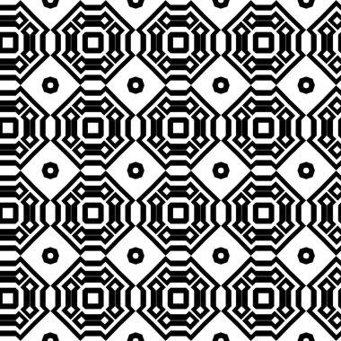 Soyut geometrik şekillerin kusursuz deseni