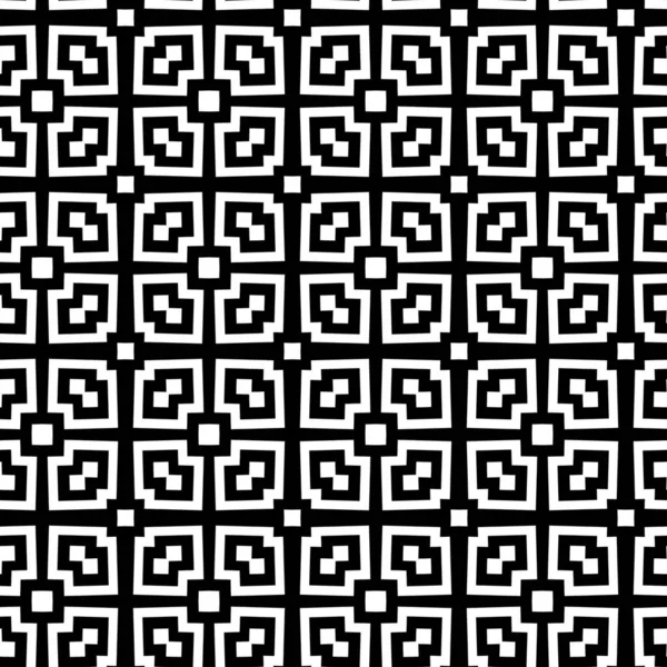抽象的几何黑白图案 — 图库照片