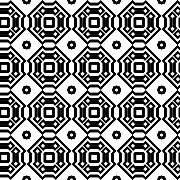 抽象的な幾何学的形状のシームレスなパターン — ストック写真
