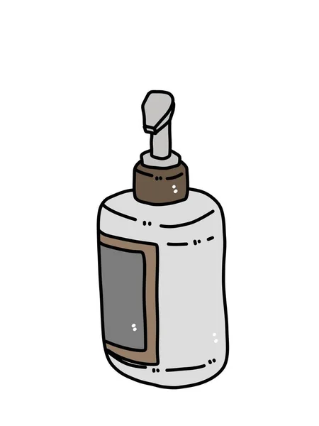 Ilustración Botella Spray Dibujos Animados —  Fotos de Stock