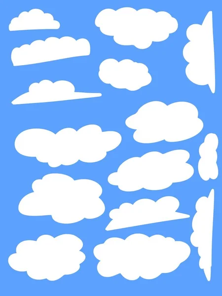 Nuvole Cielo Nube Paesaggio Nuvoloso Tempo Astratto Sfondo Blu — Foto Stock