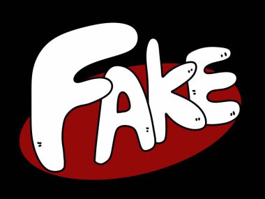 Sahte metin karikatür sanatı rengi