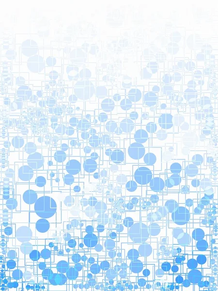 Fondo Abstracto Con Puntos Azules Burbujas — Foto de Stock