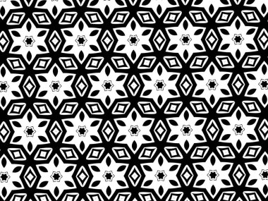 Siyah ve beyaz geometrik desen. Arka plan.