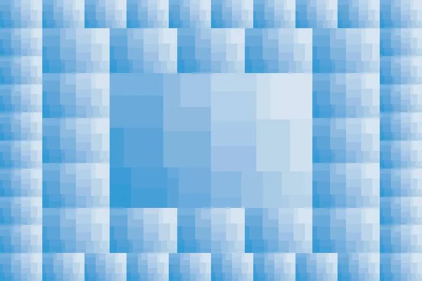 带有蓝色正方形的抽象背景 — 图库照片