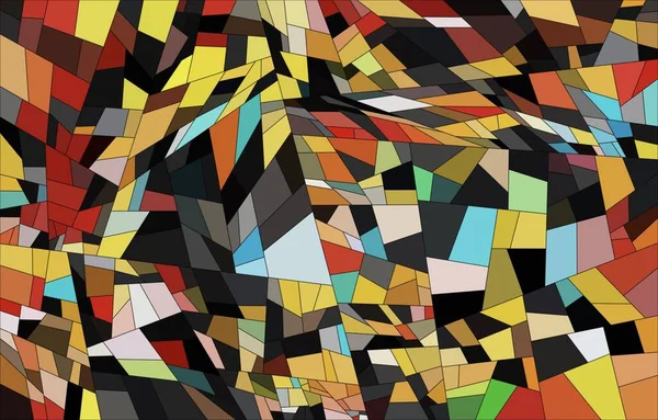 Abstracte Geometrische Kleurrijke Patroon Achtergrond — Stockfoto