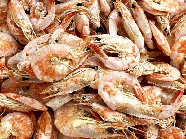 Dry Shrimps Market — Stock Photo, Image
