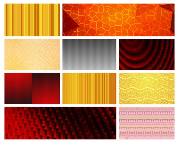 Set Abstract Backgrounds Different Patterns — Stock Photo, Image