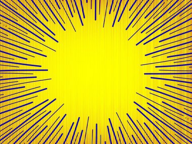 Radyal ışınlı çizgi roman arkaplanı. 