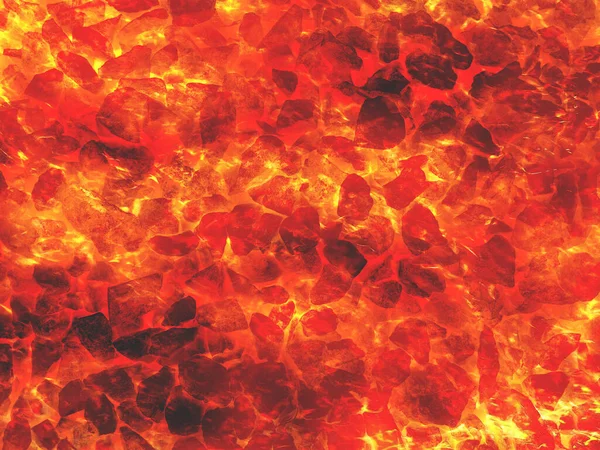 Červená Horká Láva Vzor Pozadí — Stock fotografie