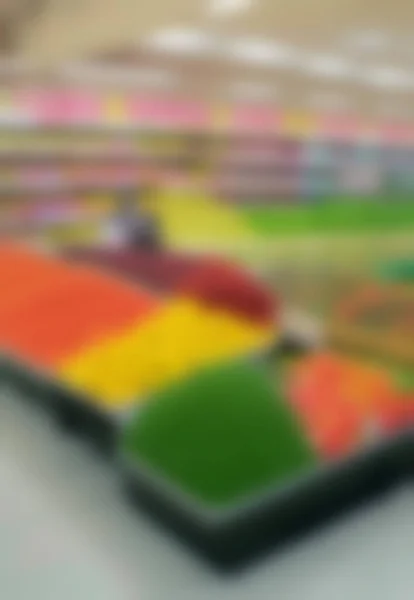 Borrão Supermercado Para Fundo — Fotografia de Stock