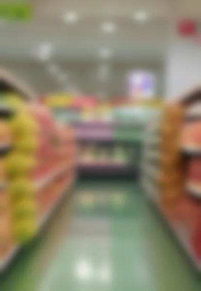 Rozmycie Supermarketu Tle — Zdjęcie stockowe