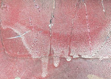 Çatlakları ve çizikleri olan beton bir duvarın dokusu arka plan olarak kullanılabilir.