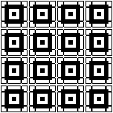 siyah ve beyaz geometrik kusursuz desen