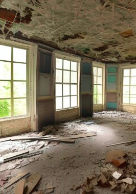 Penceresi olan bir evin içi