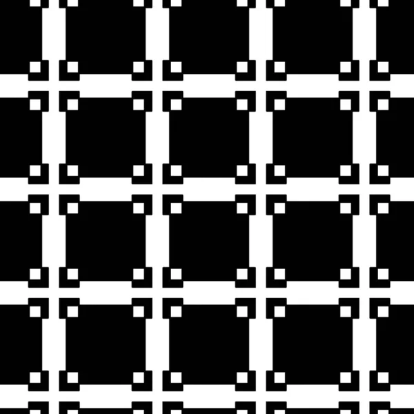 Patrón Geométrico Sin Costura Blanco Negro —  Fotos de Stock