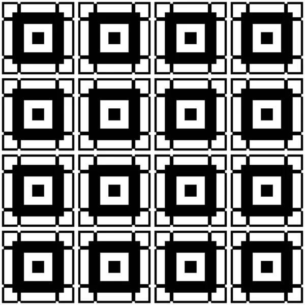 Μαύρο Και Άσπρο Γεωμετρικό Μοτίβο Χωρίς Ραφή — Φωτογραφία Αρχείου