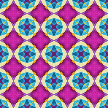 geometrik şekilli kusursuz desen. 