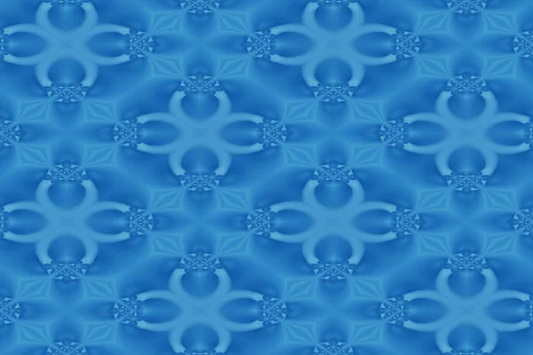 Naadloos Patroon Van Blauwe Kleur Achtergrond — Stockfoto