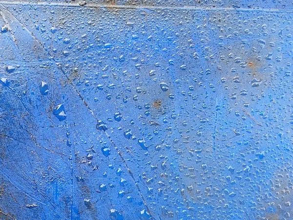 Waterdruppel Kunststof Wand — Stockfoto