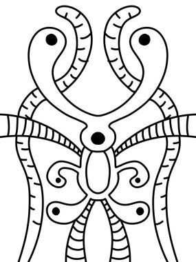 renklendirme için soyut arkaplan siyah ve beyaz