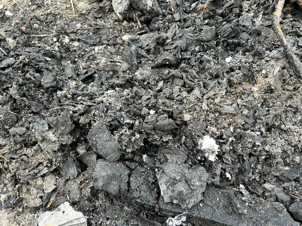 stock image close up of a pile of coal