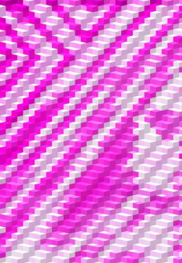 Çizgiler ve noktalarla soyut geometrik desen