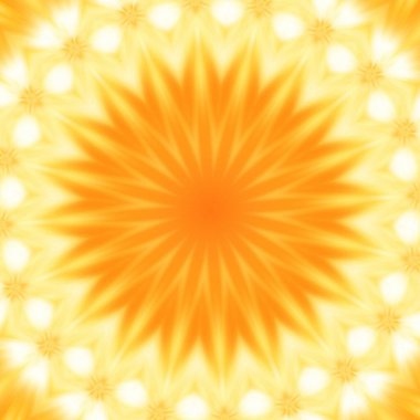 Güzel altın yıldız arka planda patladı