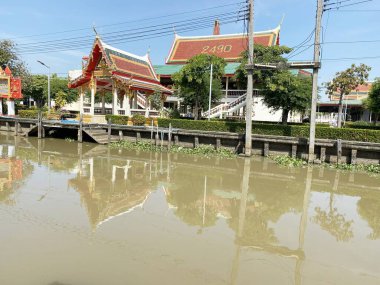 Chachoengsao Tayland 'daki Khlong Suan Tapınağı