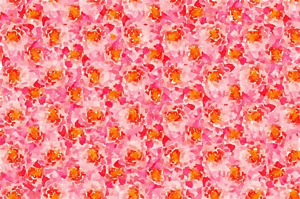 Schöne Rosen Blumenmuster Hintergrund — Stockfoto