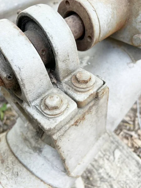 Close Old Rusty Metal Machine — Stock Photo, Image