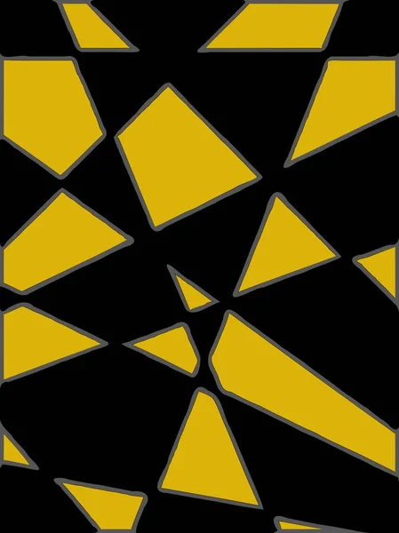 Чорно Жовтий Колір Абстрактного Фону — стокове фото