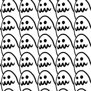 Tatlı hayalet çizgi filminin kusursuz deseni