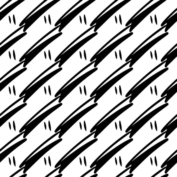 Seamless Pattern Black White Lines Abstract Background — Stok fotoğraf