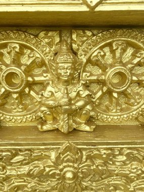 Güzel desenli bir kapının ayrıntıları