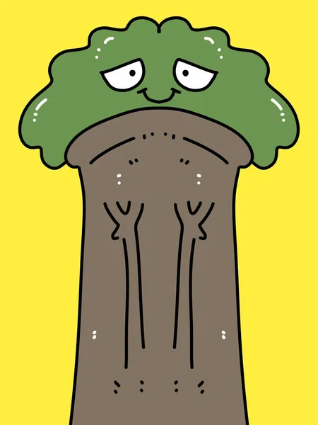 Funny Cartoon Monster Green Eyes — Stock Photo, Image