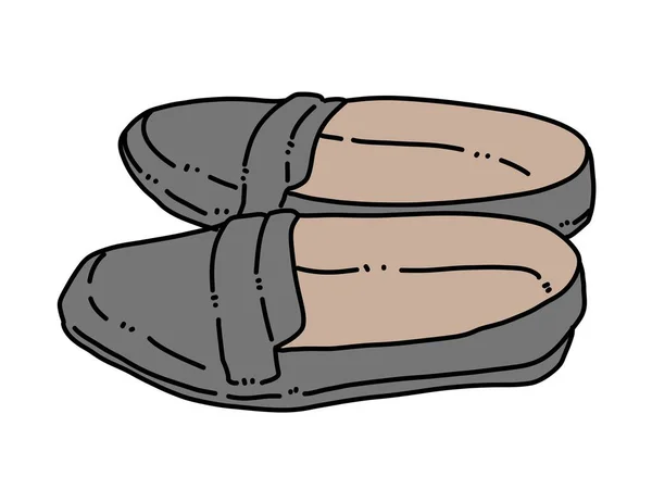 Beyaz Arkaplanda Ayakkabı Sanatı Rengi — Stok fotoğraf