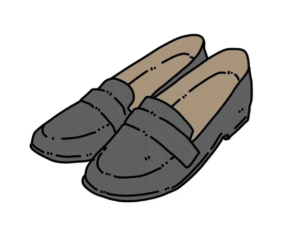 Ilustrasi Kartun Modern Dan Fashion Sepatu — Stok Foto